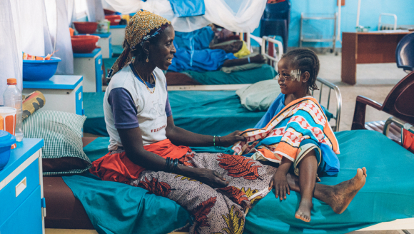 Sokoto, Nigeria: Noma-Patientin