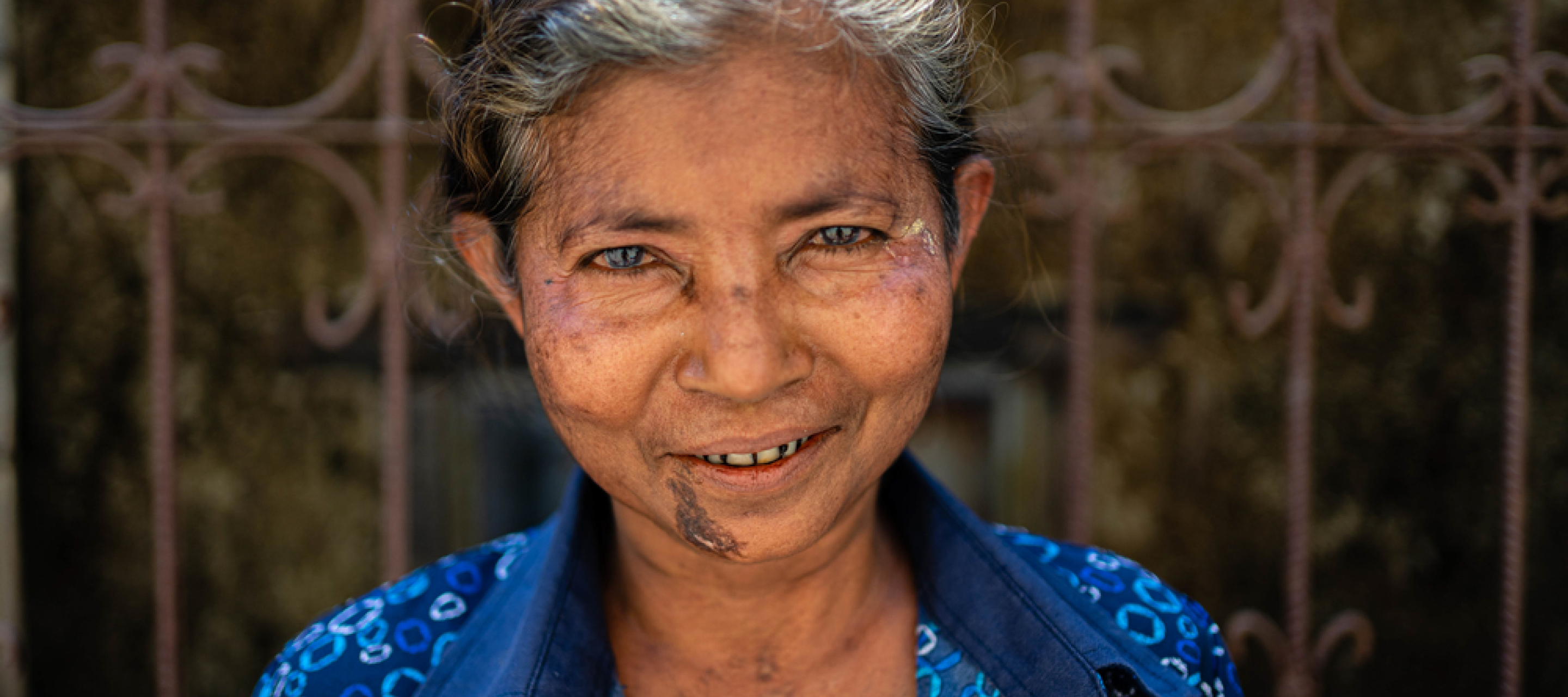 Portrait: Daw Than Than, Bewohnerin des Ghettos Aung Mingalar, Myanmar